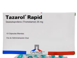 Tazarol Rapid 25Mg X 10 Capsulas