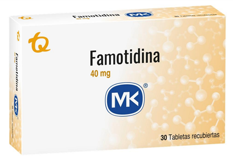 FAMOTIDINA MK 40MG X 30 TABLETAS