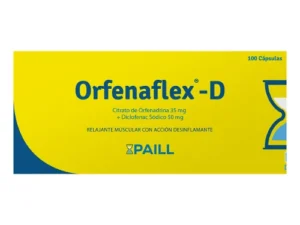 Orfenaflex D X 100 Capsulas