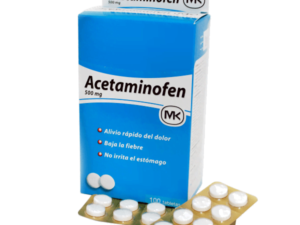 ACETAMINOFEN 500MG X 100 TABLETAS